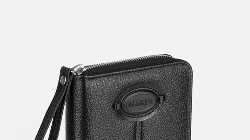 Кошелёк Classic Zippy, черный Арт.148-08-55