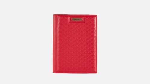 Обложка для паспорта Fleur, красный Арт.009-08-58