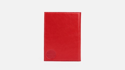 Обложка для паспорта Fleur, красный Арт.009-08-58
