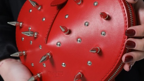 Сумка Heart Spikes, красный Арт.115-09-01