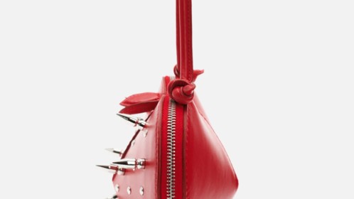 Сумка Heart Spikes, красный Арт.115-09-01