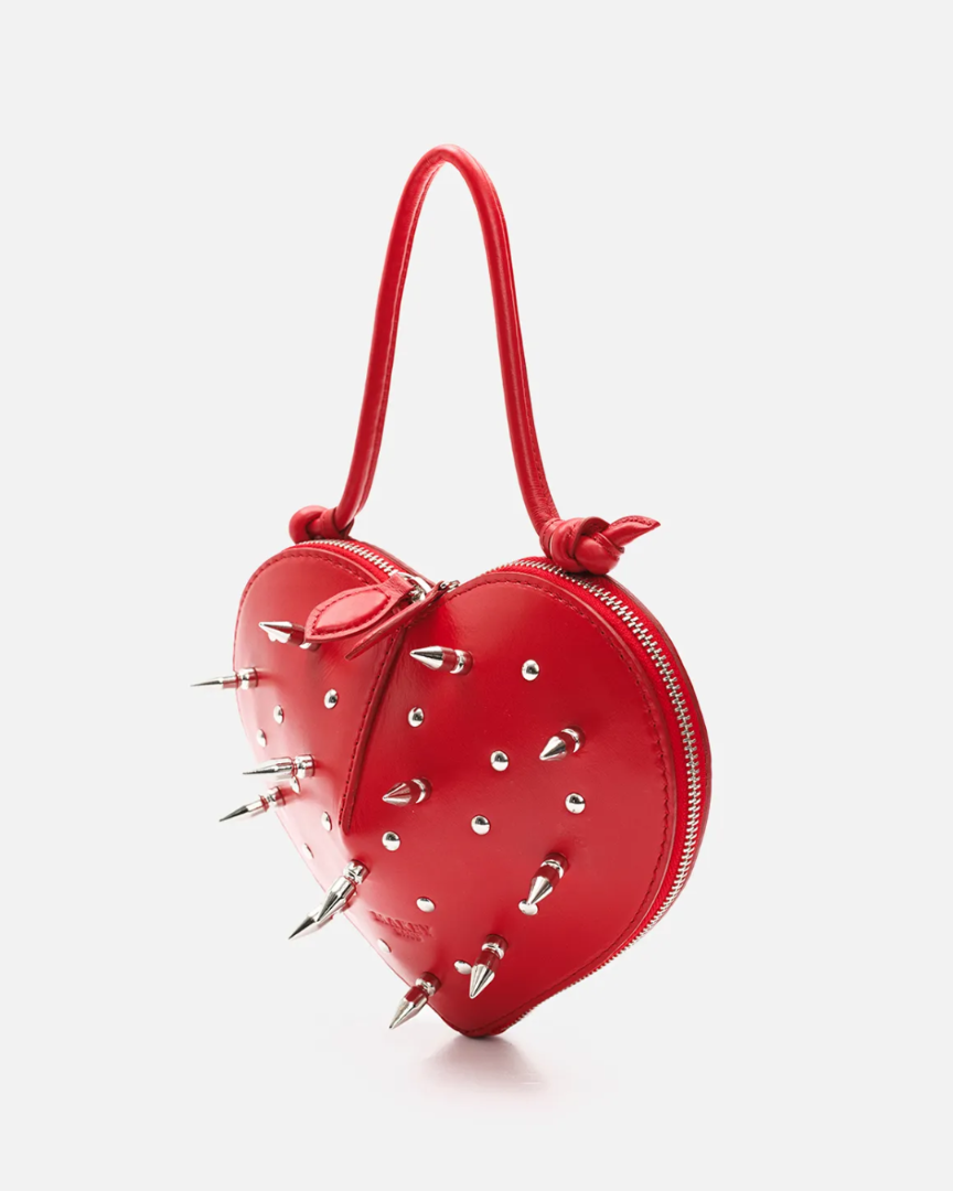 Сумка Heart Spikes, красный Арт.115-09-01