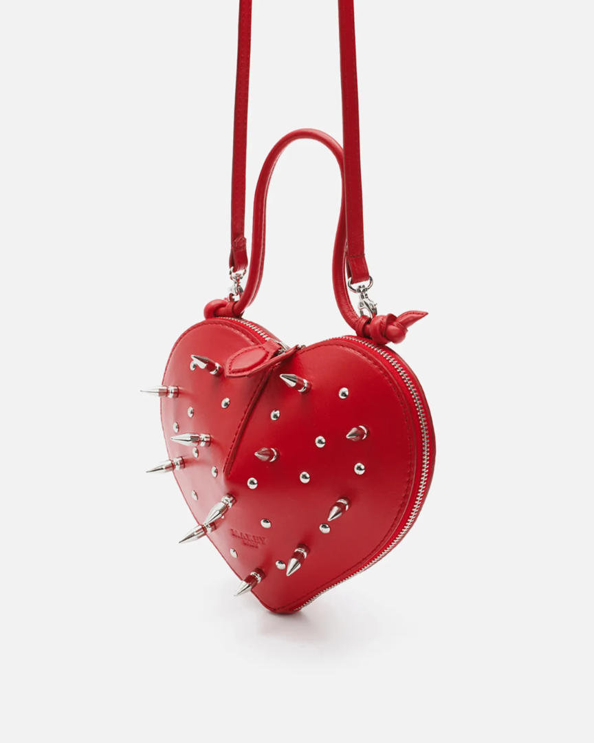 Сумка Heart Spikes, красный Арт.115-09-01