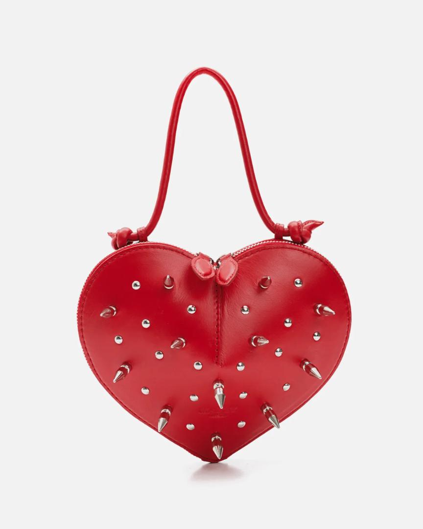 Сумка Heart Spikes, красный Арт.115-09-01