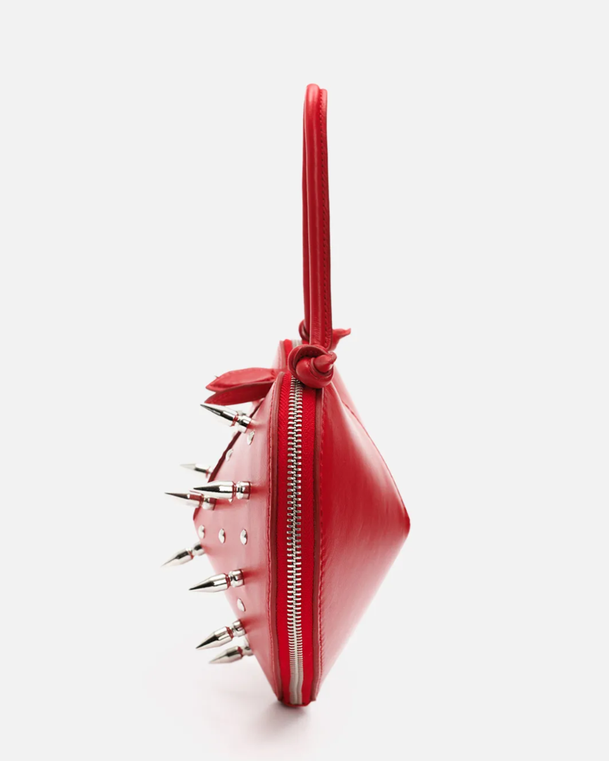 Сумка Heart Spikes, красный Арт.115-09-01