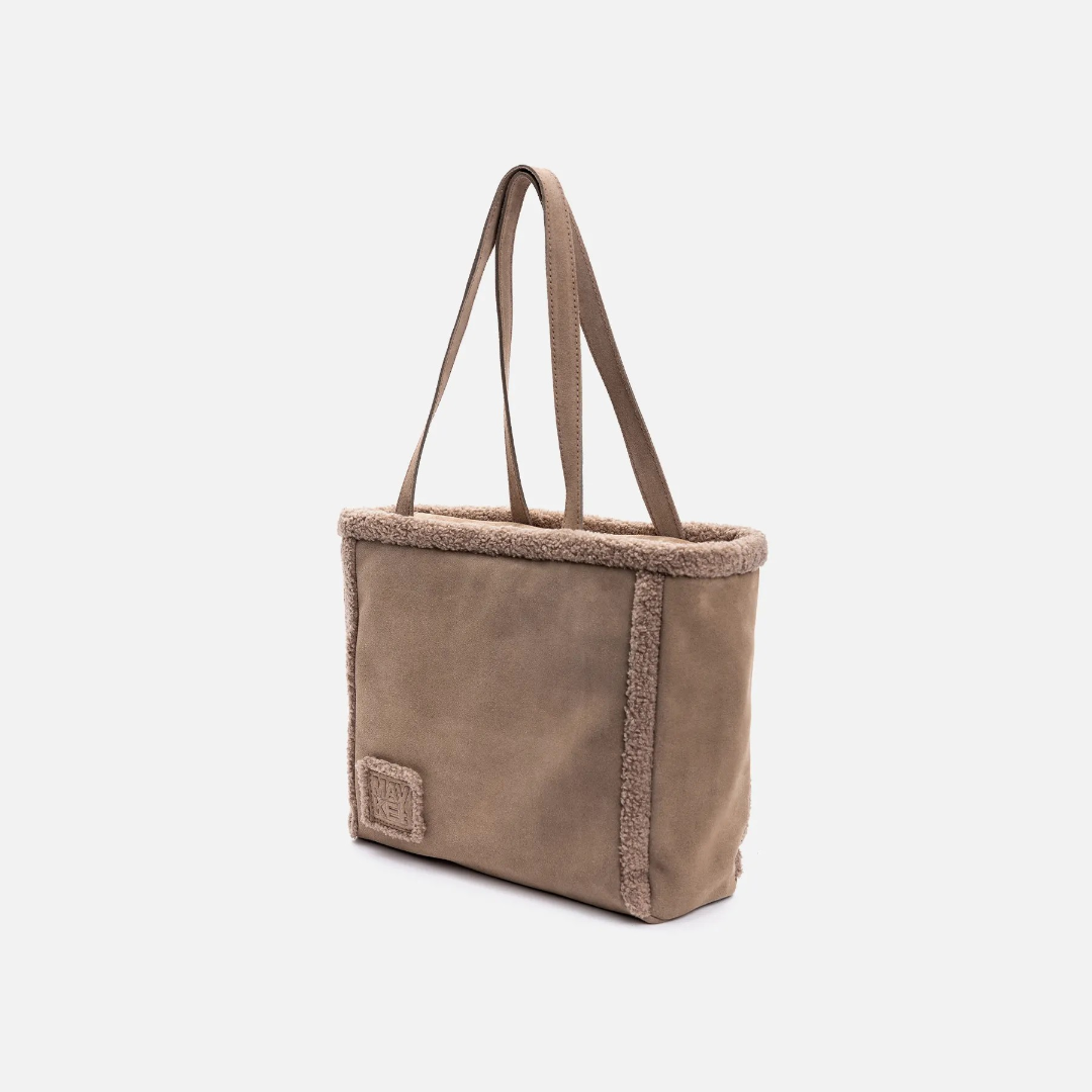 Сумка Shopper Suede, мокко Арт.119-11-22