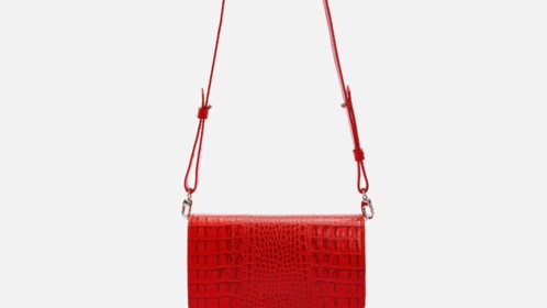Сумка Wallet, красная рептилия Арт.115-08-04