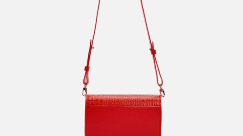 Сумка Wallet, красная рептилия Арт.115-08-04