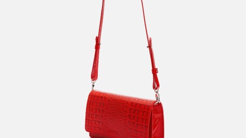 Сумка Wallet, красная рептилия Арт.115-08-04