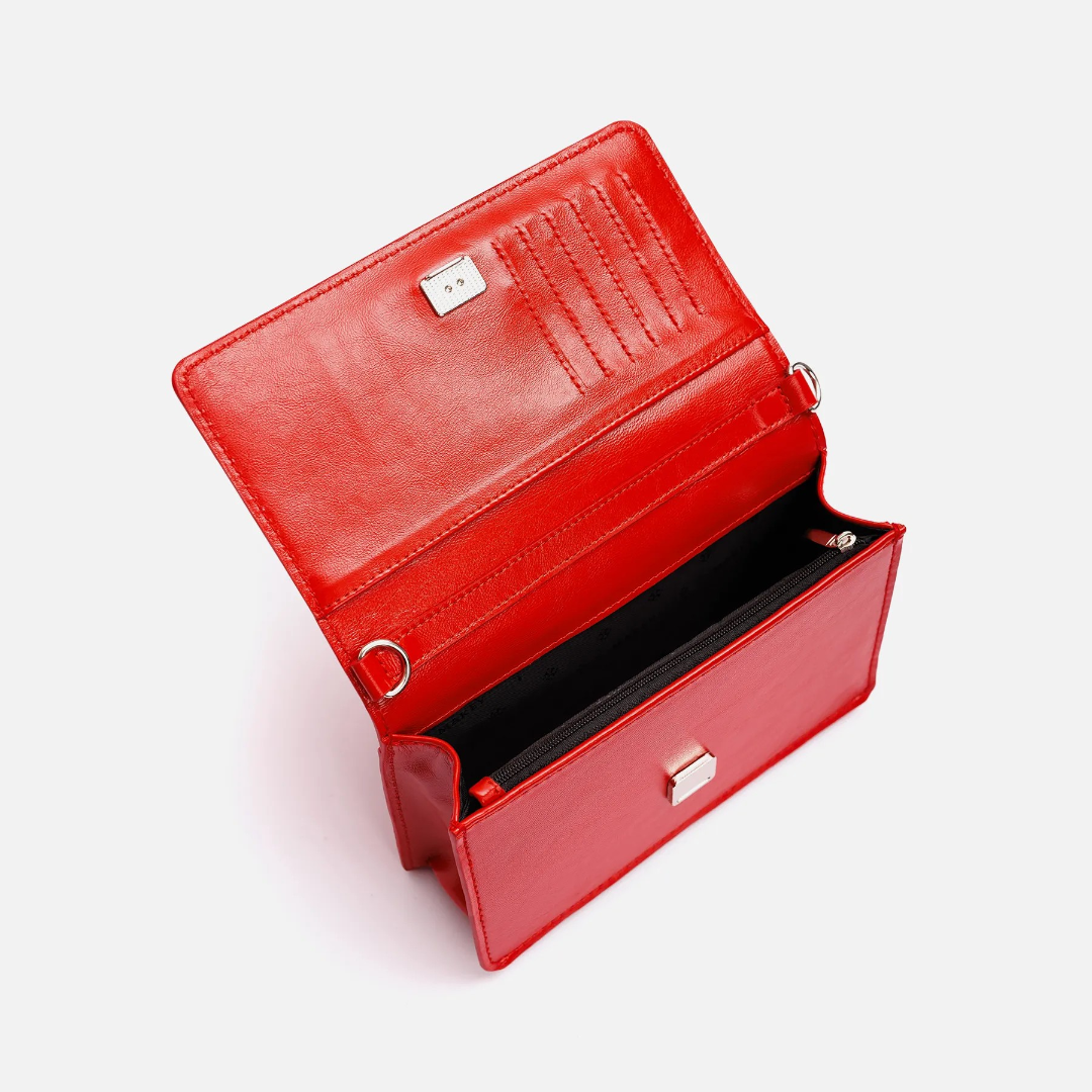 Сумка Wallet, красная рептилия Арт.115-08-04