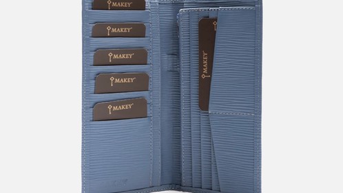 Кошелек Basic, голубой  Арт.301-07-06