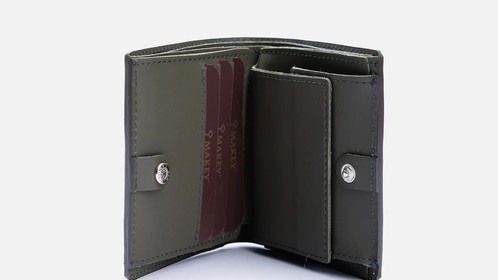 Кошелёк Fleur Mini, оливковый Арт.142-08-58