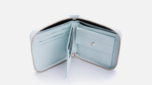 Кошелёк Classic Zippy, голубой Арт.148-08-55