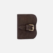 Кошелек Hug Wallet, шоколадный велюр Арт.142-07-10