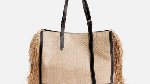 Сумка Raffia Shopper, песочный Арт.119-07-13