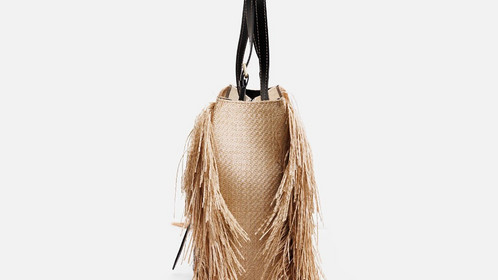 Сумка Raffia Shopper, песочный Арт.119-07-13