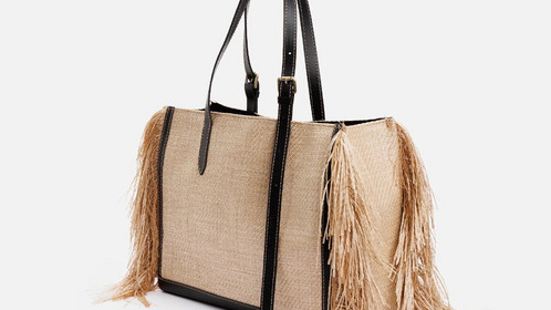 Сумка Raffia Shopper, песочный Арт.119-07-13