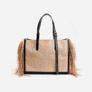 Сумка Raffia Shopper, песочный Арт.119-07-13