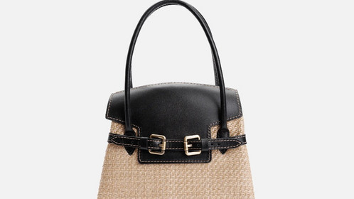 Сумка Raffia Handle, песочный Арт.114-07-12