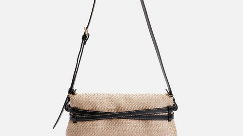 Сумка Raffia Crossbody, песочный Арт.114-07-13