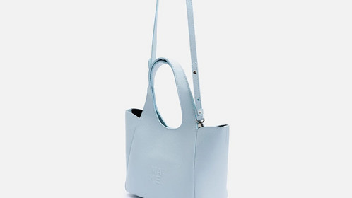 Сумка Folded Mini Shopper, голубой Арт.116-07-18