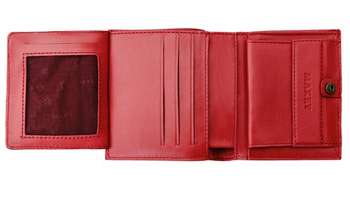 Кошелёк Bubbles Mini, красный Арт.142-08-50