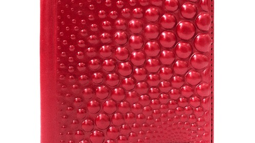 Обложка для паспорта Bubbles, красный Арт.009-08-50
